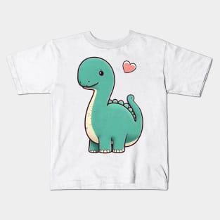 Diplo Dino for Children with heart Kids T-Shirt